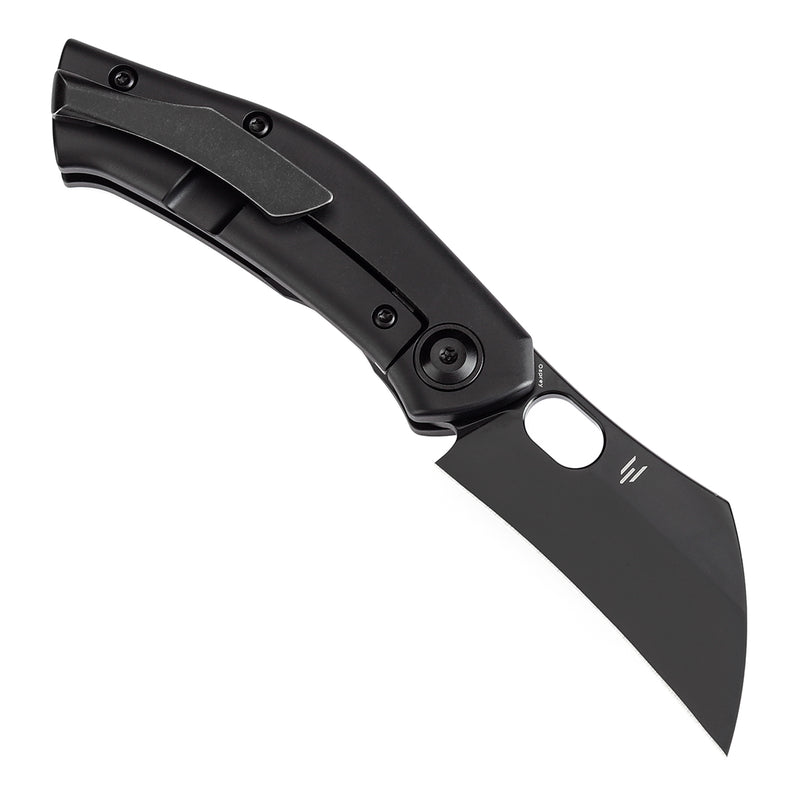 KANSEPT Osprey Thumb Hole Knife Black Titanium Handle (2.23'' CPM-S35VN Blade) Johnathan Shaw Design - K2087A3