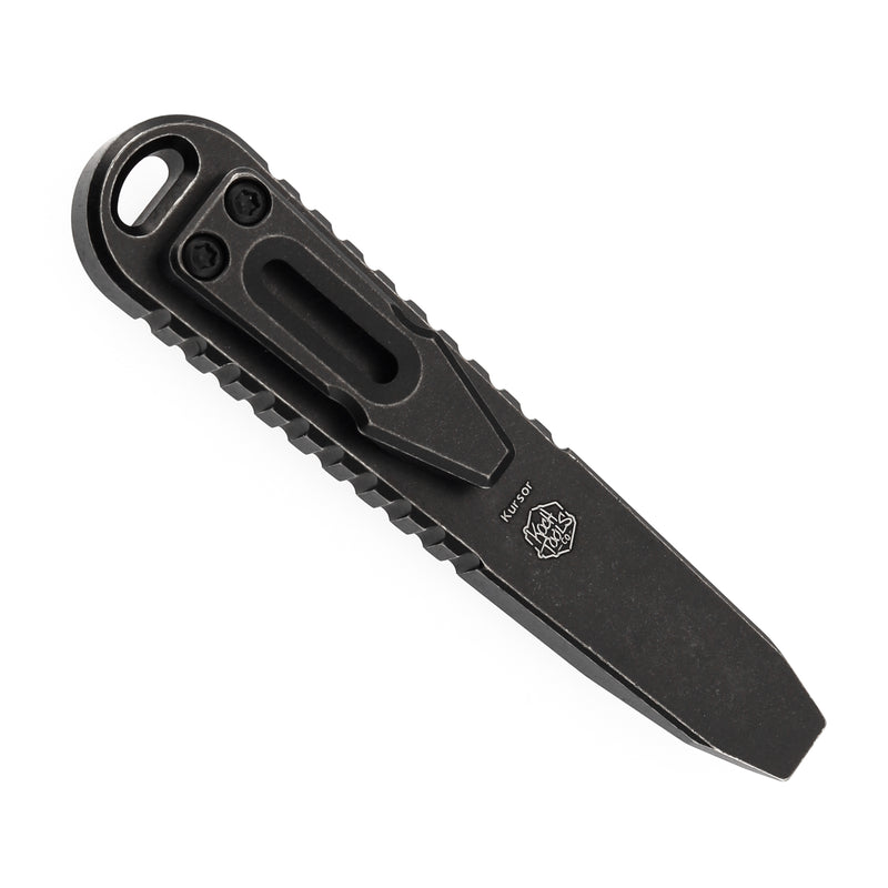 Kansept EDC Kursor Blackwash Titanium+Bronze Anodized Titanium with Tsukamaki-Inspired Pattern Designed by Koch Tools-G015A4