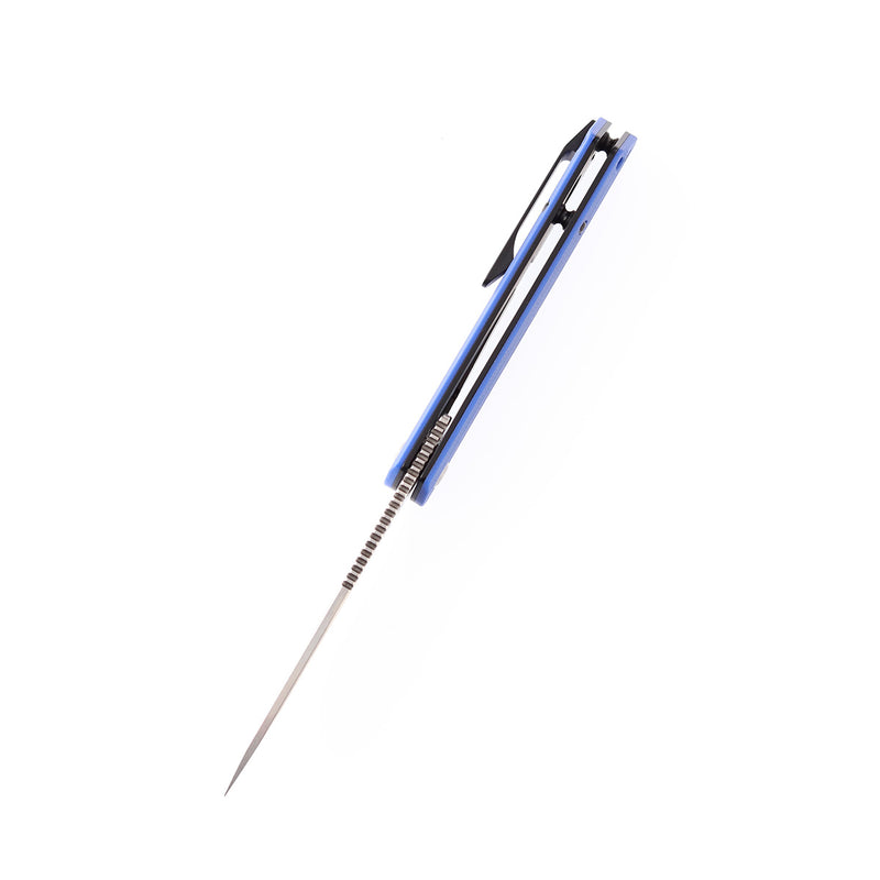 KANSEPT Prickle Flipper Knife Blue G10 Handle (3.53''154CM Blade) Max Tkachuk Design-T1012A4