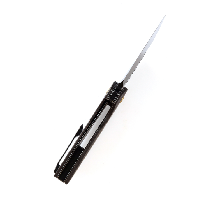 KANSEPT Rafe Flipper Knife Copper Carbon Fiber Handle (2.6''  CPM-S35VN Blade)4T5 Design -K2048A5
