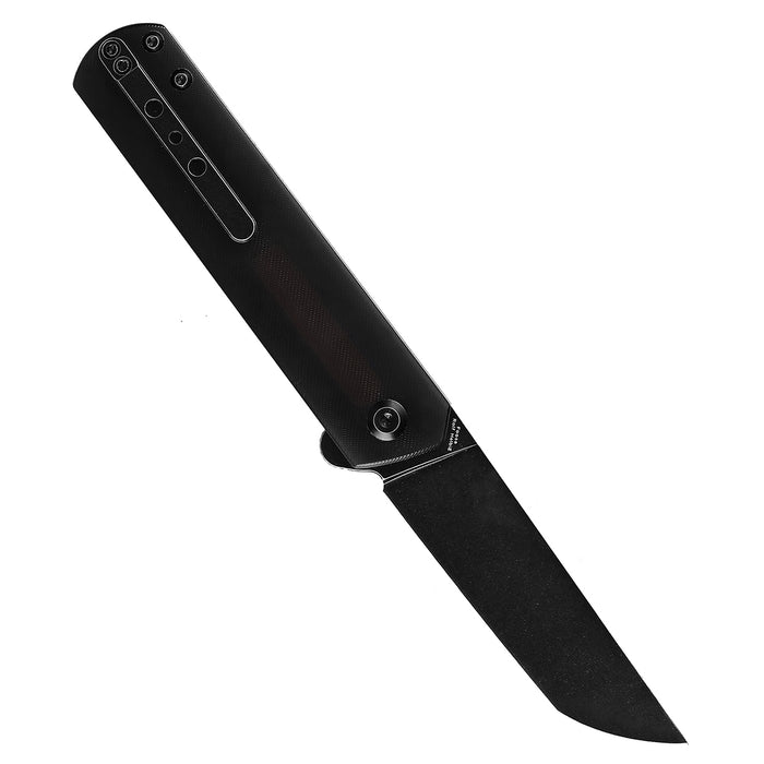 KANSEPT Foosa Slip Joint/Flipper Knife Yellow Acrylic Handle(3.06"154CM Blade) Rolf Helbig Design-T2020T9