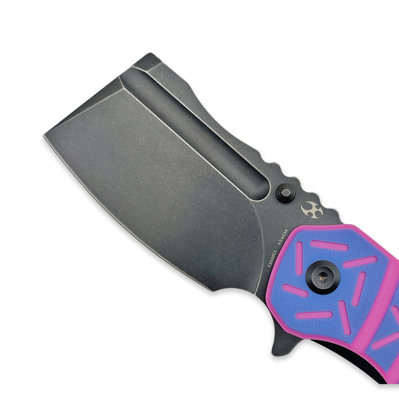 CDC Crispy Donut Community Exclusive KANSEPT Korvid M+ Flipper Knife G10 With Donut Printed Handle (3.07"154CM Blade)Koch Tools Design-T2030C1