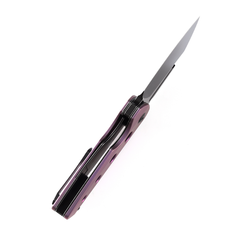 KANSEPT Rafe Flipper Knife Purple Anodized Titanium Handle (2.6'' CPM-S35VN Blade)4T5 Design -K2048A4