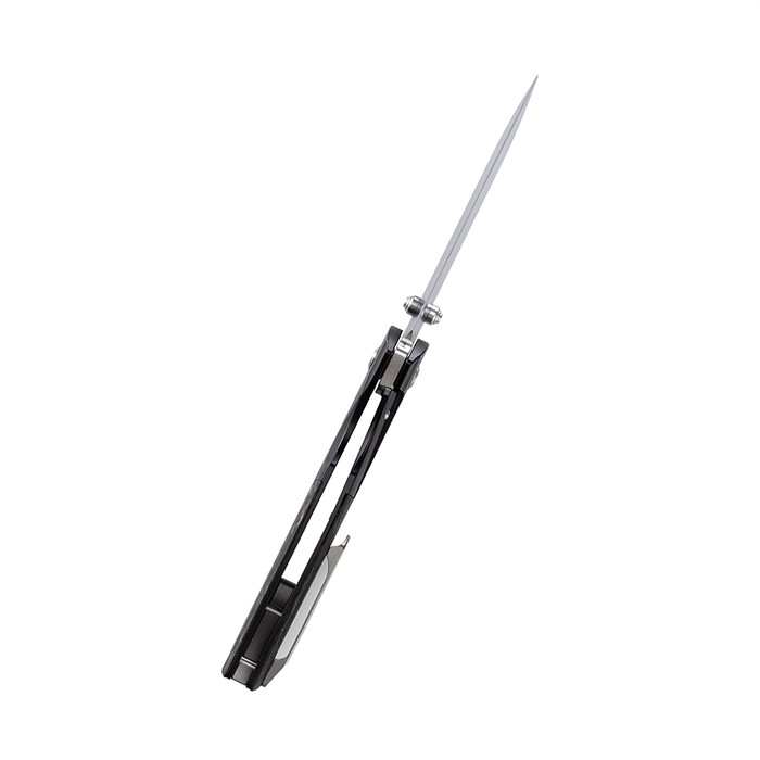KANSEPT Warrior --Left Handed Flipper Knife 6AL4V Titanium +Carbon Fiber Handle (3.46'' CPM-S35VN Tanto Blade) Kim Ning Design -K1005T6L