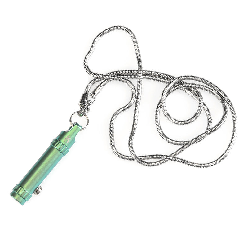 Kansept EDC Bolt Fidget G013A4 Green Anodized Titianium with Bolt Mechanism for Stress Relieving with Key Chain for Lanyard Hole-Kevin Passon Designed