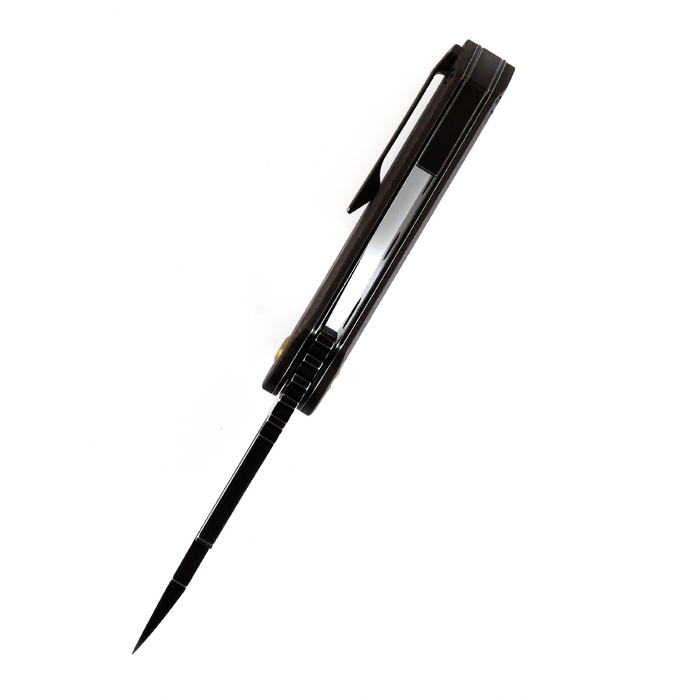 KANSEPT Rafe Flipper Knife Copper Carbon Fiber Handle (2.6''  CPM-S35VN Blade)4T5 Design -K2048A5