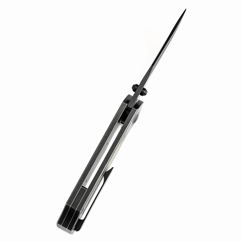 KANSEPT Fermi Green Micarta Handle (3.11" CPM 20CV Blade) Burchtree Designs-K1122A1