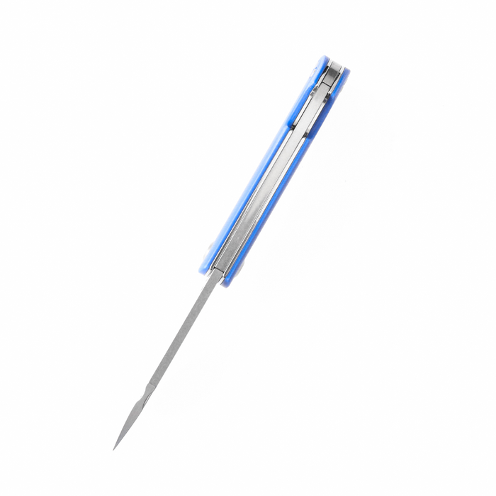 KANSEPT Wedge Back Lock Knife Blue G10 Handle (2.9'' 154CM Blade) Nick Swan Design-T2026B7