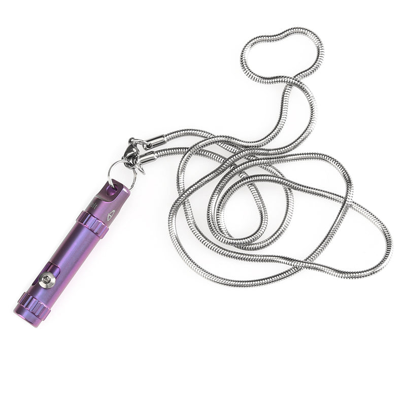 Kansept EDC Bolt Fidget G013A5 Purple Anodized Titianium with Bolt Mechanism for Stress Relieving with Key Chain for Lanyard Hole-Kevin Passon Designed