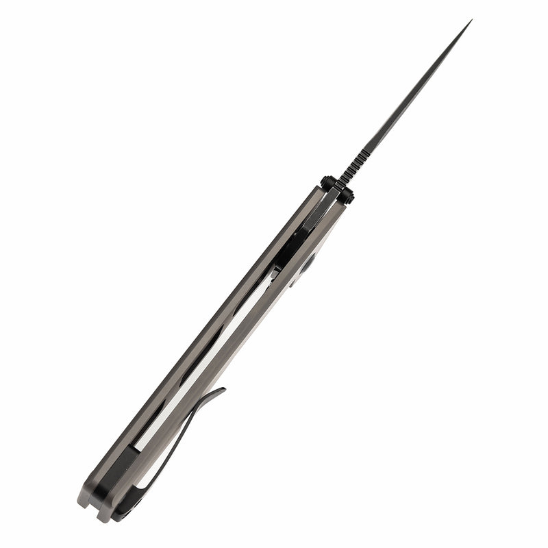 KANSEPT Chimera Thumb Stub Bronze Anodized Titanium Handle (3.15" CPM S35VN Blade) with Matsey Design-K1096A1