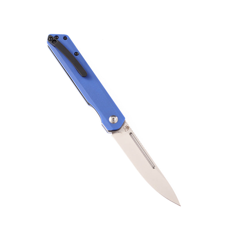 KANSEPT Prickle Flipper Knife Blue G10 Handle (3.53''154CM Blade) Max Tkachuk Design-T1012A4