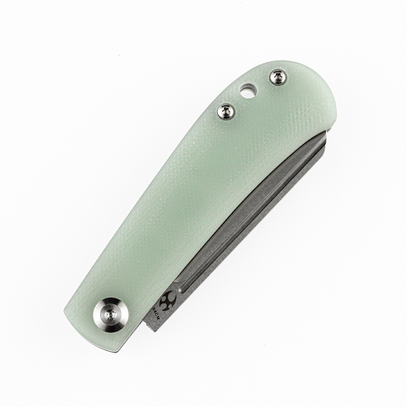 KANSEPT Bevy Slip Joint KnifeJade Micarta Handle (2.9'' 154CM Blade)Nick Swan Design-T2026F4
