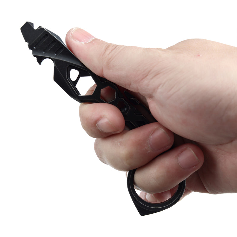 Kansept EDC Tool PryMate G008A2 Blackwash Titanium Multifucntional Tool Designed by Sebastian Irawan