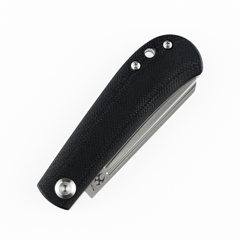 KANSEPT Bevy Slip Joint Knife Black G10 Handle (2.9'' 154CM Blade)Nick Swan Design-T2026F1