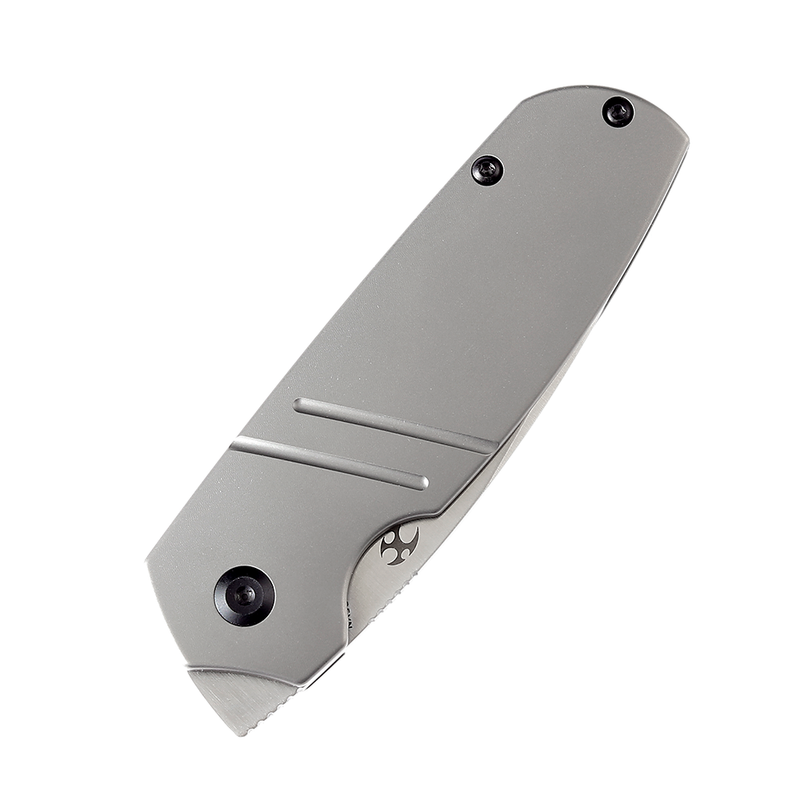 Turaco K2049A1 Satin CPM-S35VN Blade Bead Blasted Titanium Handle Jared Price Design