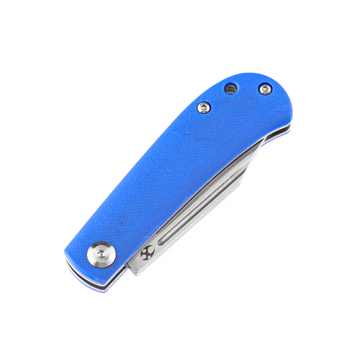 KANSEPT Bevy Slip Joint Knife Blue G10 Handle (2.45'' 154CM Blade)Nick Swan Design-T2026S7