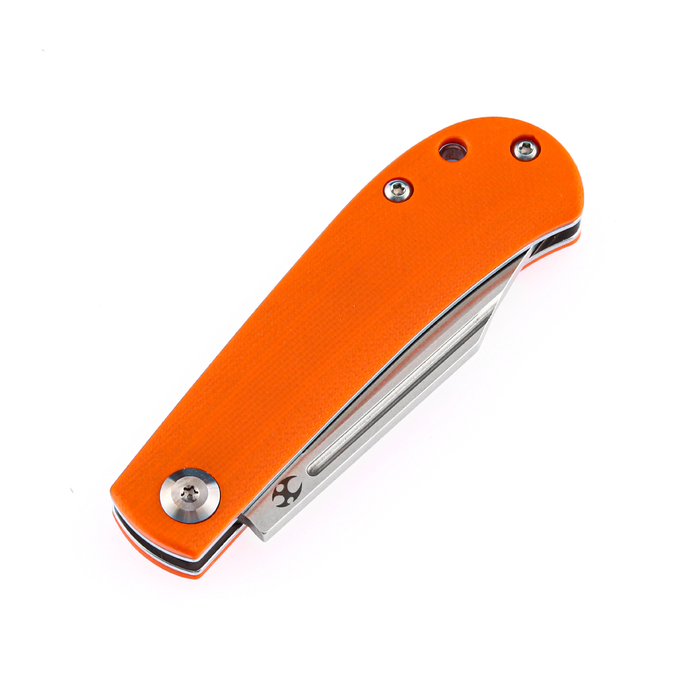 KANSEPT Bevy Slip Joint Knife Orange G10 Handle (2.45'' 154CM Blade)Nick Swan Design-T2026S8