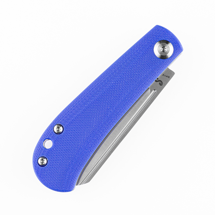 KANSEPT Bevy Slip Joint Knife Blue G10 Handle (2.9'' 154CM Blade)Nick Swan Design-T2026F5