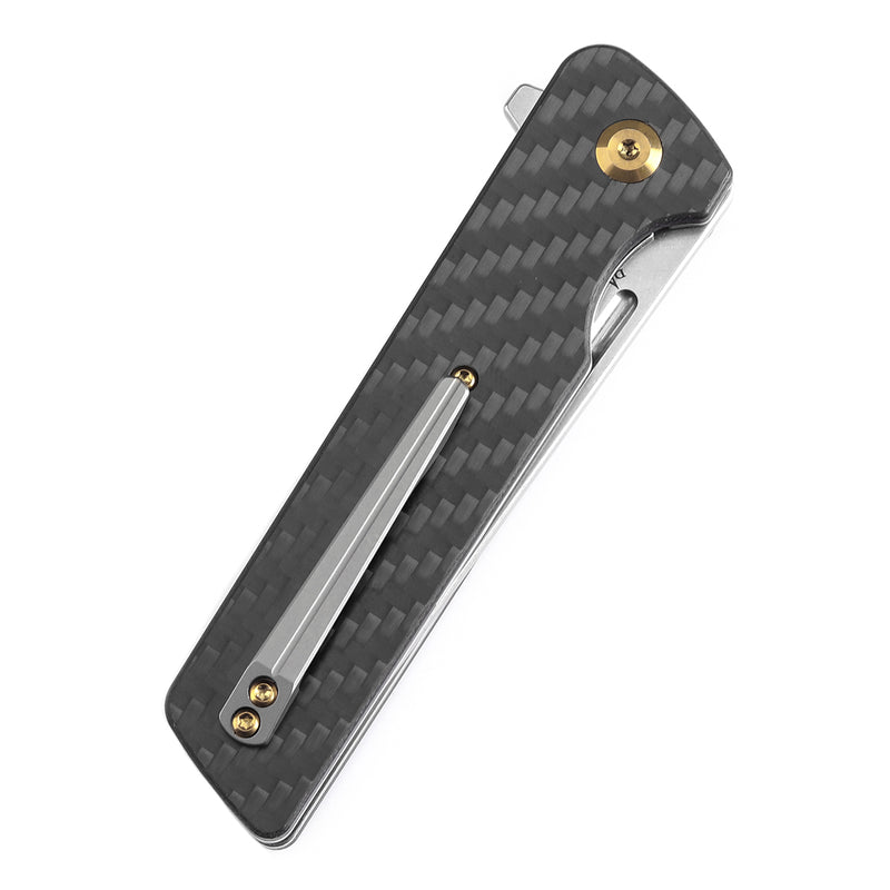 KANSEPT Anomaly Flipper Knife Carbon Fiber +G10 Handle (3.14''CPM S35VN Blade) Dirk Pinkerton-K2038T6
