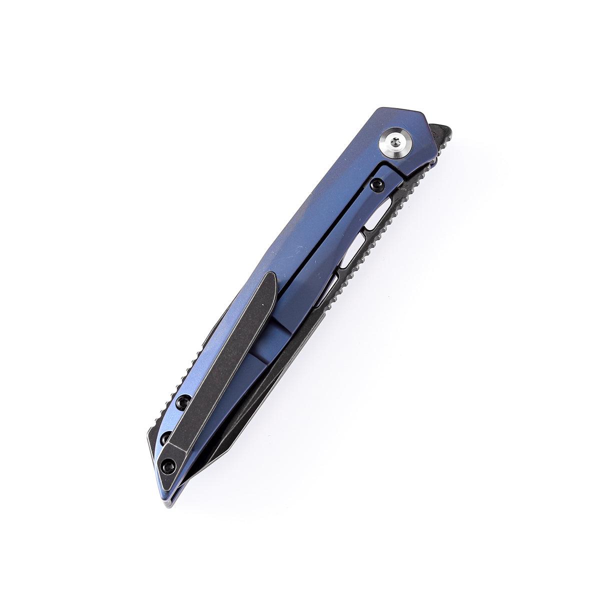 KANSEPT Lucky Star K1013T2 CPM-S35VN Blade Blue Anodized Titanium