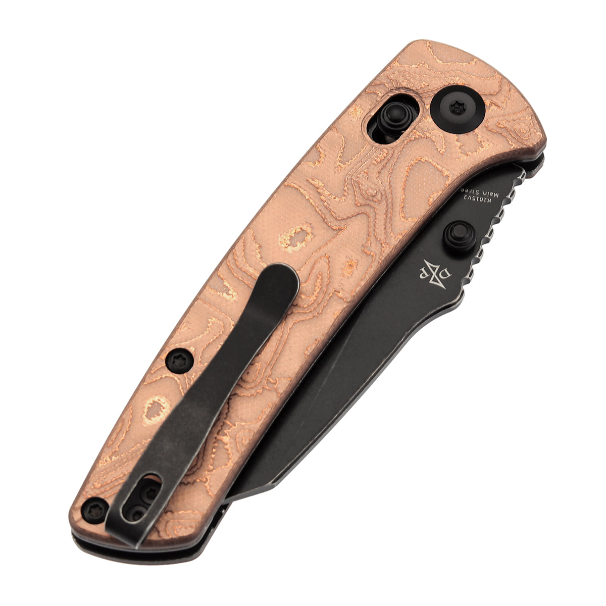 KANSEPT Main Street Crossbar Lock Knife G-10 with Copper Foil