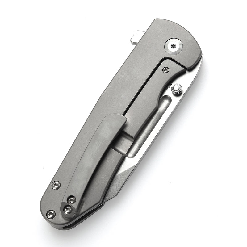 KANSEPT Superhawk Flipper Knife Titanium Handle(3.89''CPM S35VN Blade) Warhawk Knives Design-K1084A4