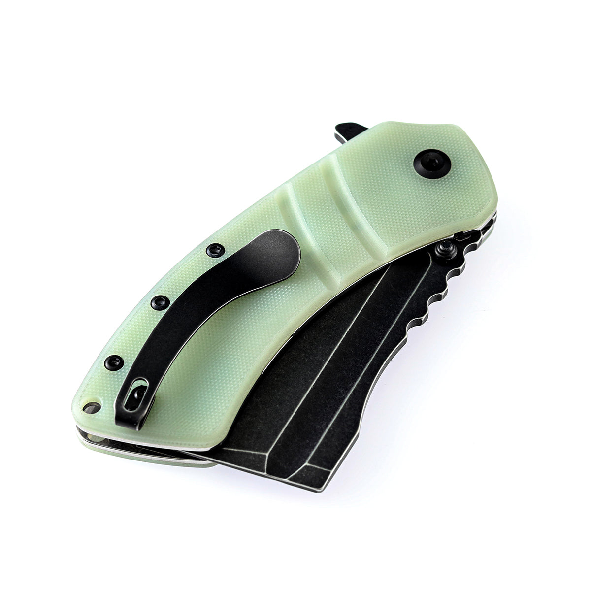 KANSEPT XL Korvid Thumb Stub Jade G10 Handle (3.55