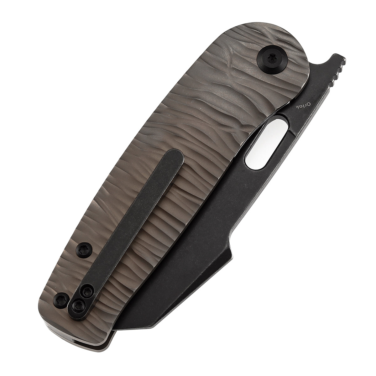 KANSEPT Orlok Thumb Hole Bronze Anodized Titanium with Micro Rock