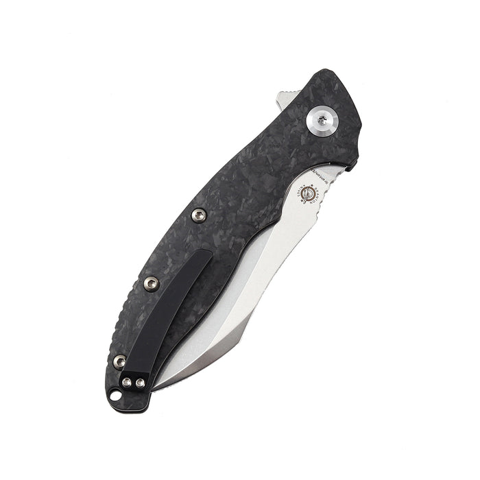 Copperhead K1017A1 CPM-S35VN  Blade Shred Carbon Fiber Handle with Branton/Ehlers Design