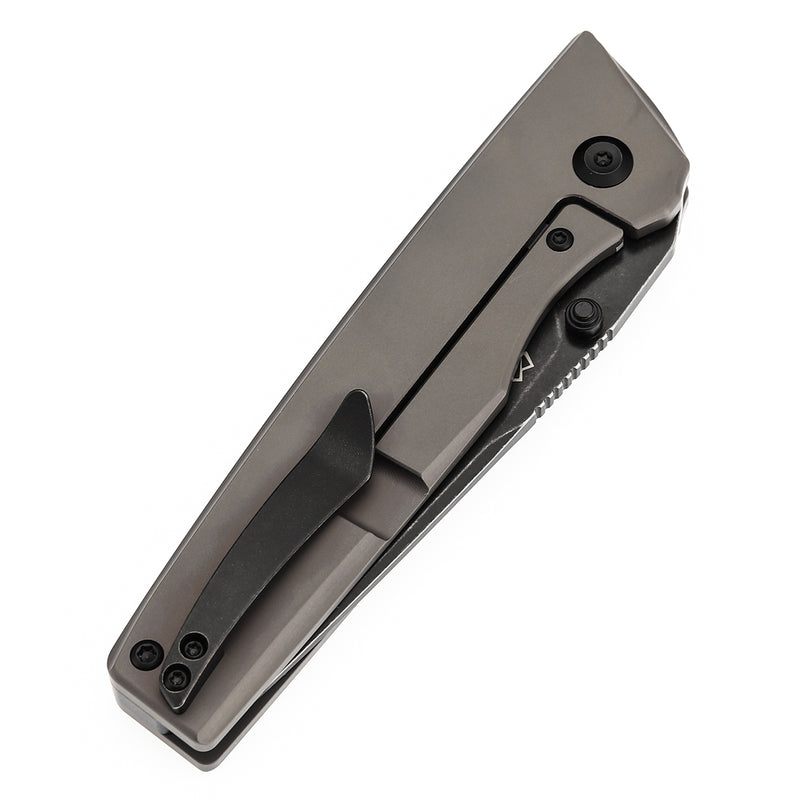 KANSEPT Chimera Thumb Stub Bronze Anodized Titanium Handle (3.15" CPM S35VN Blade) with Matsey Design-K1096A1