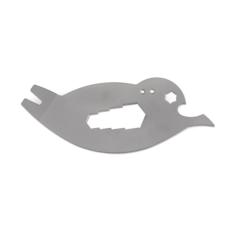 Kansept EDC Tool CrowBar G009A2 Plain Titanium Multifunctional EDC Tool for Everyday Carry Designed by Rolf Helbig