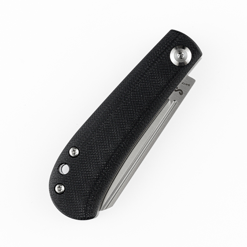 KANSEPT Bevy Slip Joint Knife Black G10 Handle (2.9'' 154CM Blade)Nick Swan Design-T2026F1