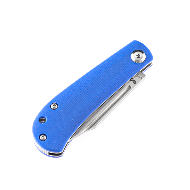KANSEPT Bevy Slip Joint Knife Blue G10 Handle (2.45'' 154CM Blade)Nick Swan Design-T2026S7