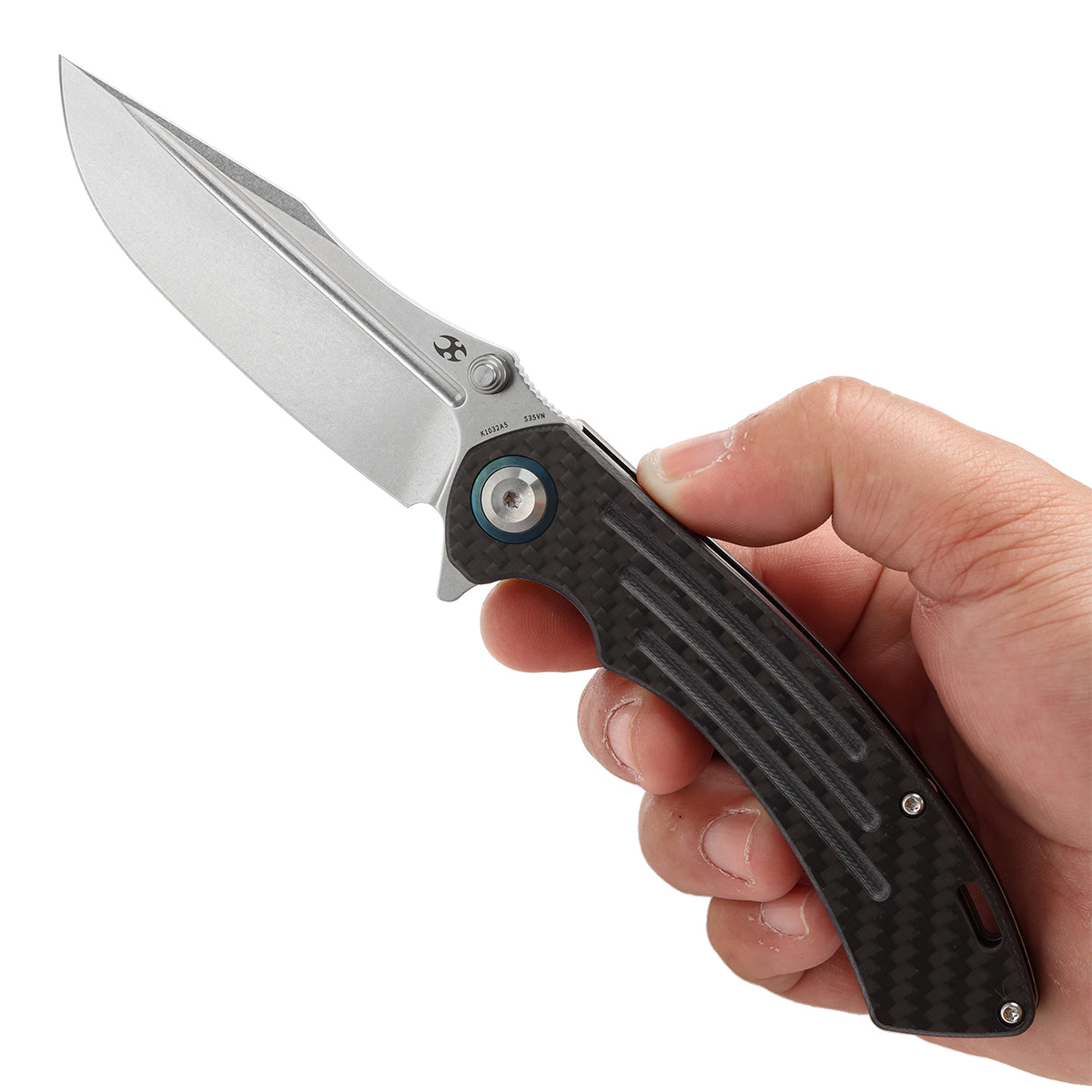 GAMMA KNIFE KUTS LP 300枚限定 KANSEPT Integra Flipper Knife Timascus Handle (3.63''CPM