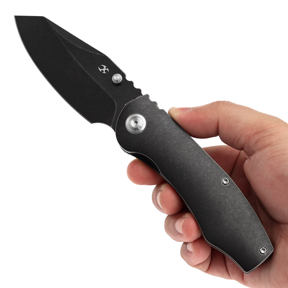 KANSEPT Caveman Thumb Stub Blackwash Titanium Handle (3.57