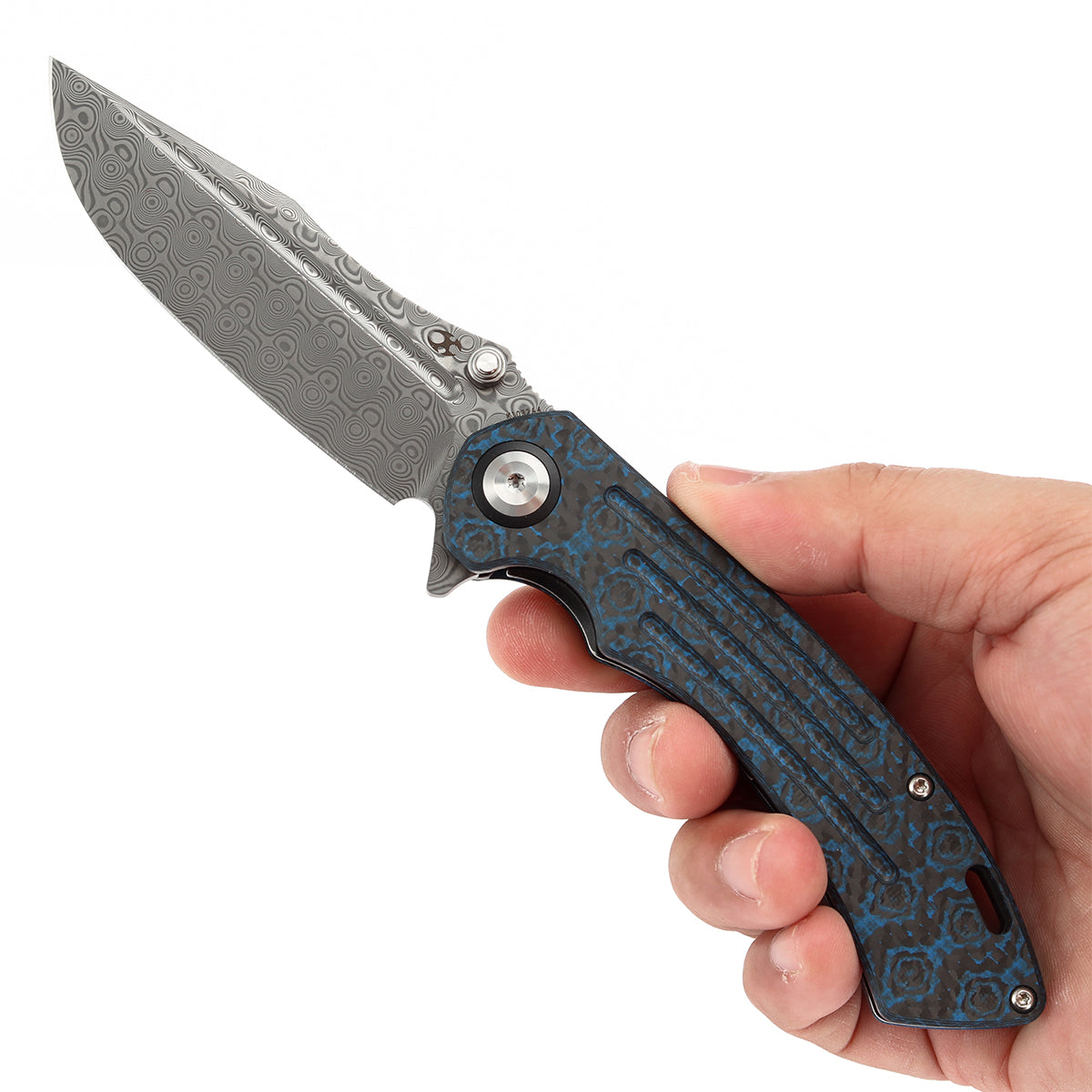 KANSEPT Pretatout Thumb Stub Flipper Blue Rose Pattern