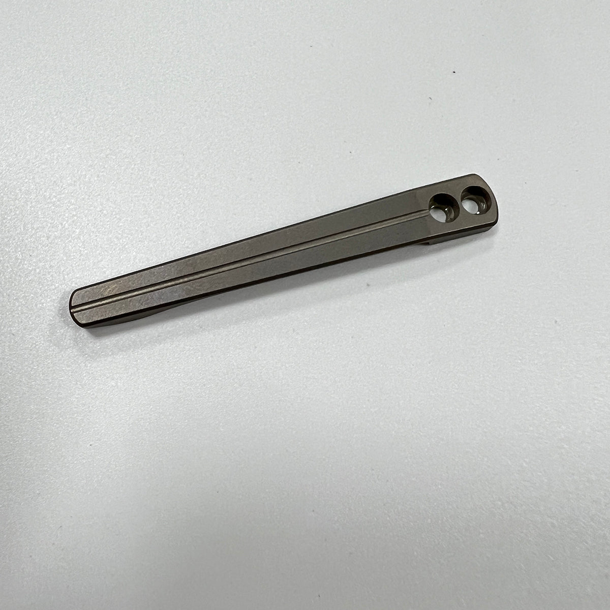 KANSEPT Main Street 3D Sliver Milled Titanium Pocket Clip--T1015