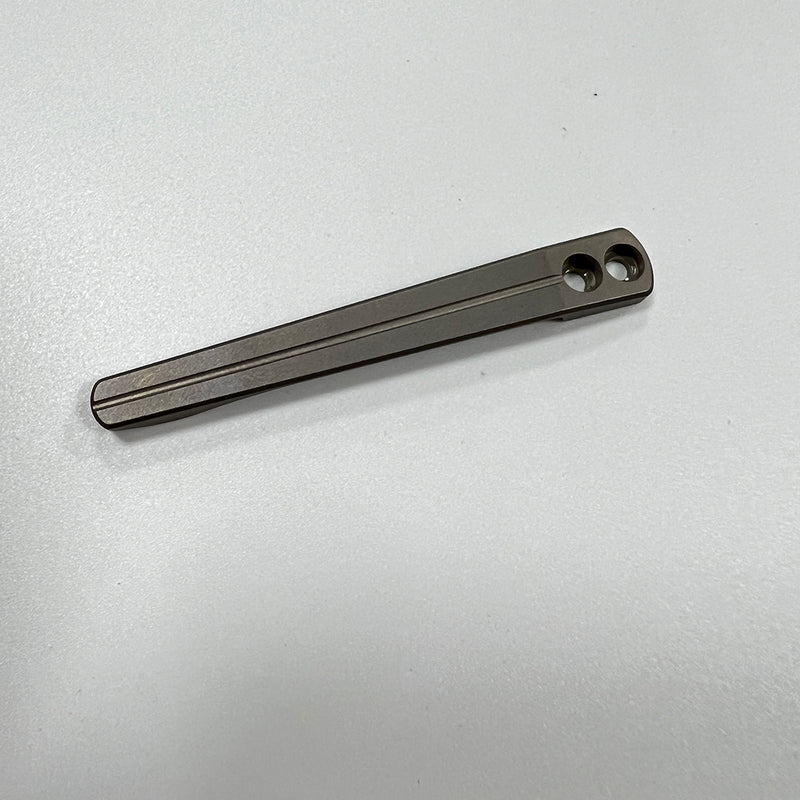 KANSEPT Main Street 3D Sliver Milled Titanium Pocket Clip--T1015