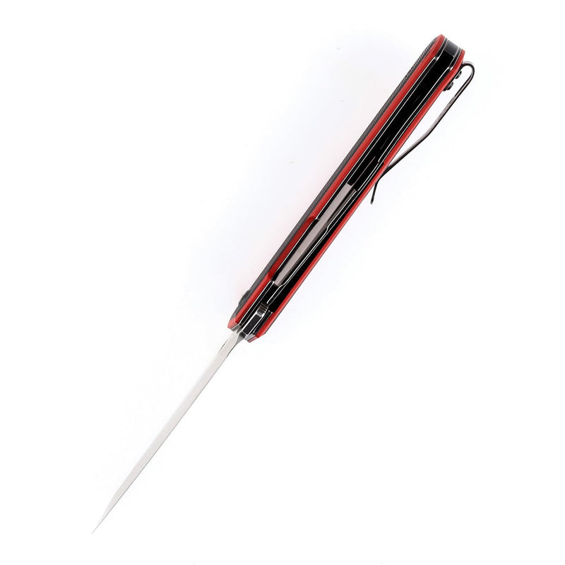 KANSEPT Integra Flipper KnifeRed & Black G10 Handle (3.63''154CM Blade) JK Knives-T1042A3