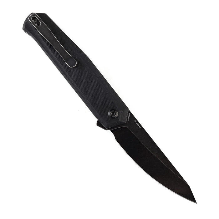 KANSEPT Integra Flipper Knife Black G10 Handle (3.63''154CM Blade) JK Knives-T1042A2