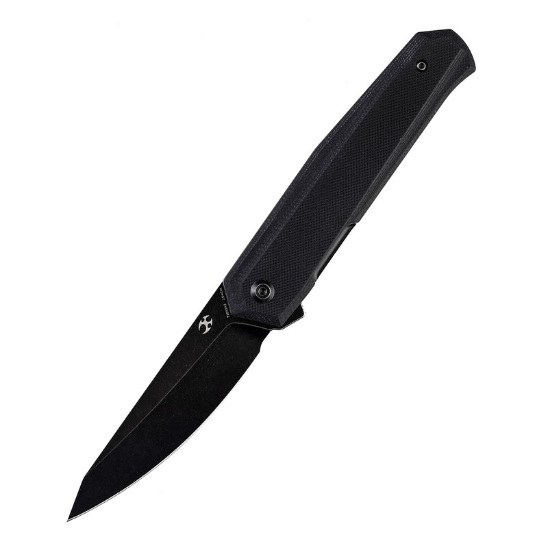 KANSEPT Integra Flipper Knife Black G10 Handle (3.63''154CM Blade) JK Knives-T1042A2