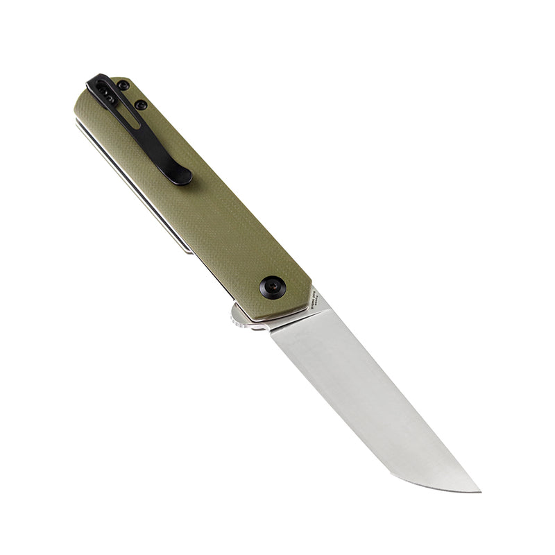 KANSEPT Foosa X2020T3 154CM Blade Liner Lock Folder OD Green G10 Handle Rolf Helbig Design