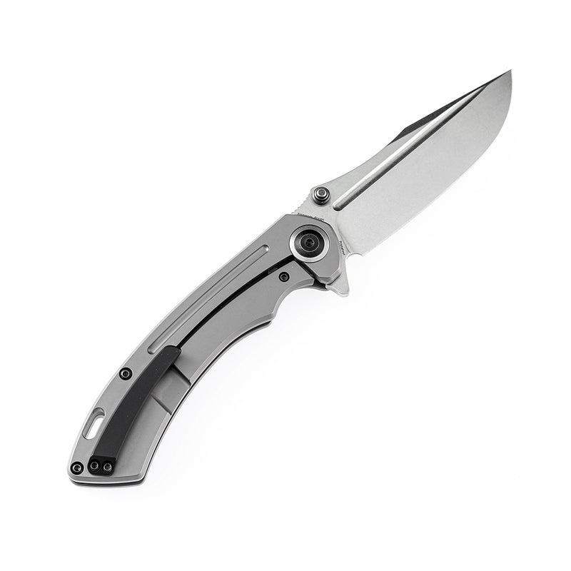 Pretatout K1032A2  Titanium Handle CPM-S35VN Blade with Kmaxrom Design