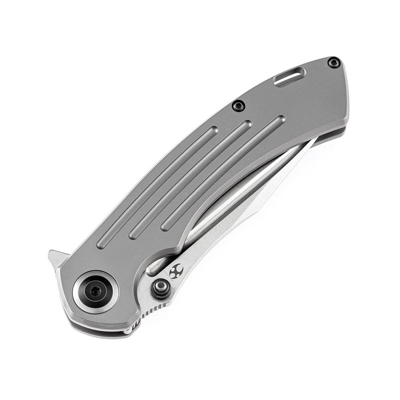 Pretatout K1032A2  Titanium Handle CPM-S35VN Blade with Kmaxrom Design