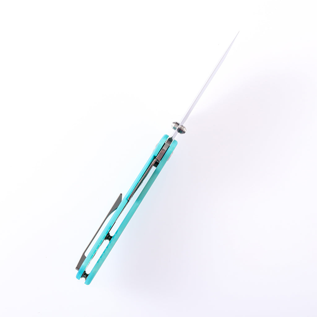 Main Street T1015B4 Blue G10 Handle Stonewashed 154CM Blade Dirk