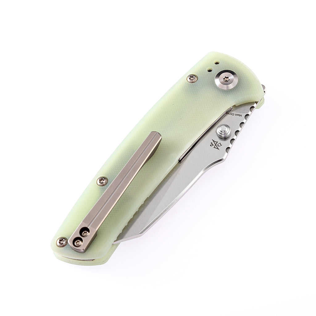 KANSEPT Main Street Thumb Stub Jade G10 Handle (3.36