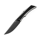 Kansept Knife Naska K1035A2 Stonewashed CPM-S35VN Blade Black Anodized and Plain Titanium Handle with APK Designs