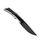 Kansept Knife Naska K1035A2 Stonewashed CPM-S35VN Blade Black Anodized and Plain Titanium Handle with APK Designs