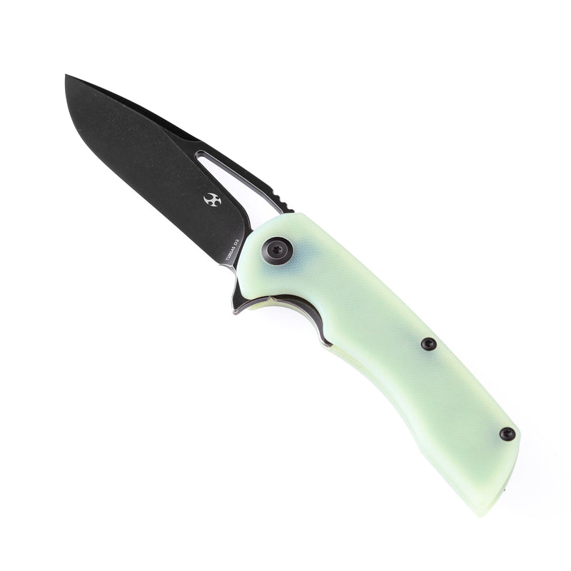 Kryo T1001A5 D2 Blade Jade G10 Handle with Kim Ning Design