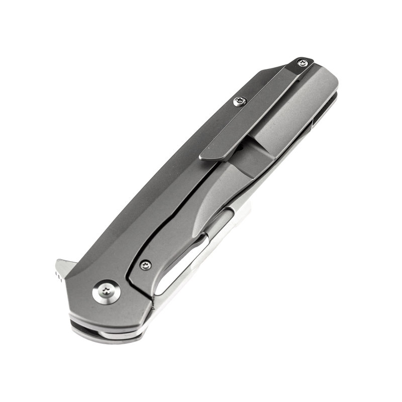 KANSEPT Shard Left Handed Thumb Hole Knife Titanium with